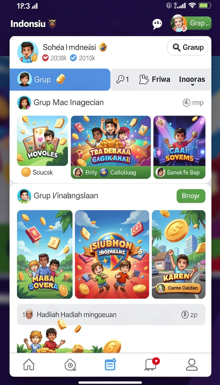 Tampilan utama aplikasi Review Aplikasi linetogel yang intuitif dan efisien.