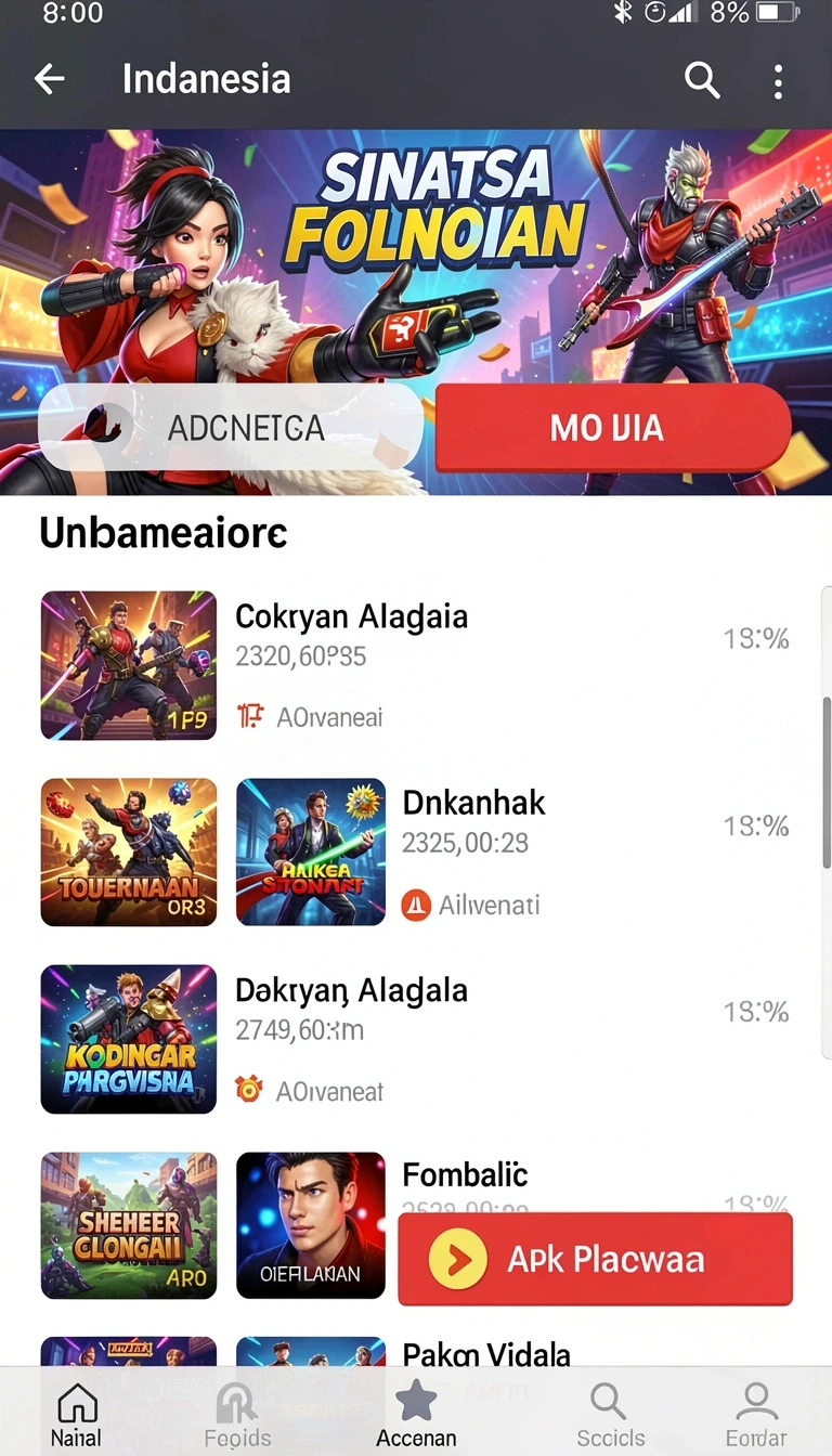 Tampilan utama aplikasi Review Aplikasi lndo777 yang intuitif dan efisien.