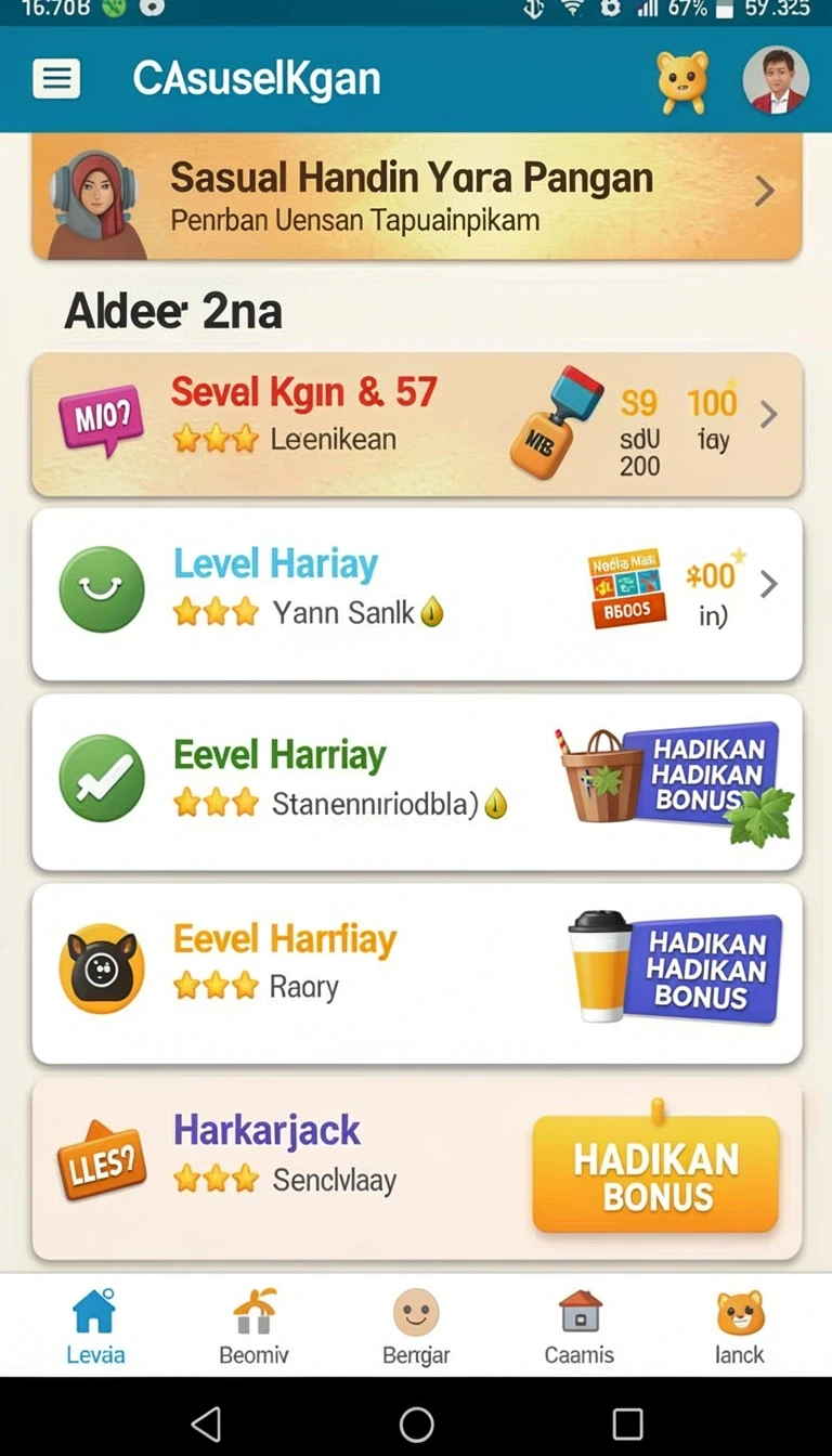 Tampilan utama aplikasi Review Aplikasi ricis99 yang intuitif dan efisien.